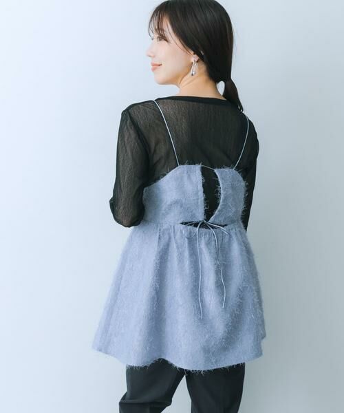 SENSE OF PLACE by URBAN RESEARCH / センスオブプレイス バイ アーバンリサーチ キャミソール・チューブトップ | ジャガードフリンジキャミソールトップ | 詳細10