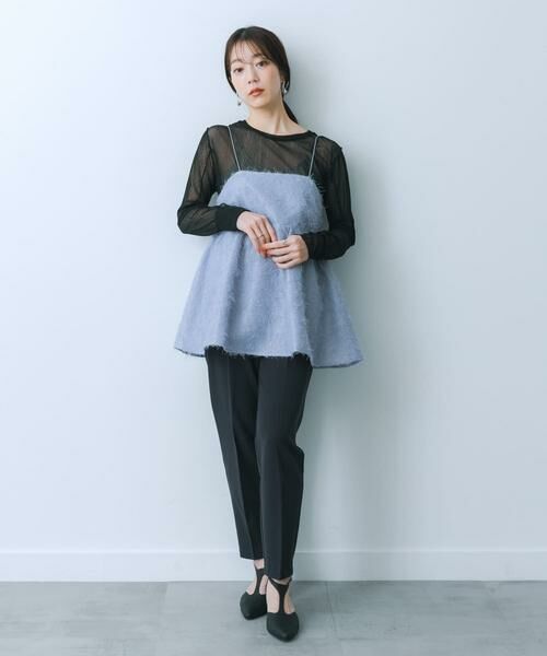 SENSE OF PLACE by URBAN RESEARCH / センスオブプレイス バイ アーバンリサーチ キャミソール・チューブトップ | ジャガードフリンジキャミソールトップ | 詳細11