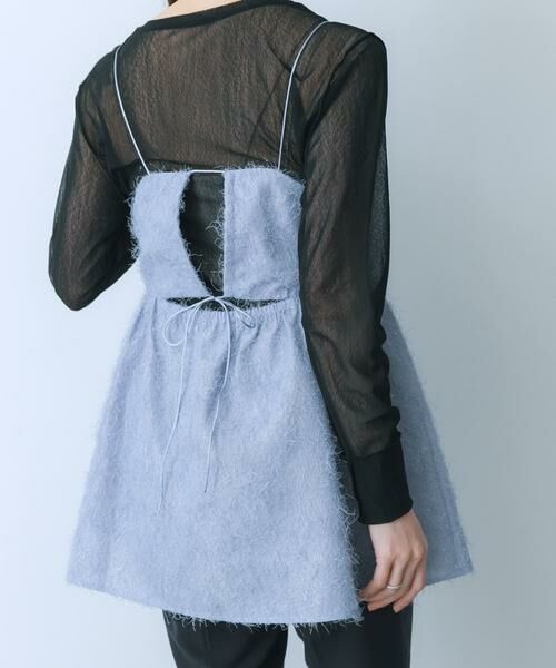 SENSE OF PLACE by URBAN RESEARCH / センスオブプレイス バイ アーバンリサーチ キャミソール・チューブトップ | ジャガードフリンジキャミソールトップ | 詳細2