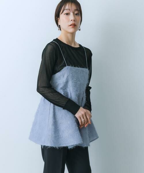 SENSE OF PLACE by URBAN RESEARCH / センスオブプレイス バイ アーバンリサーチ キャミソール・チューブトップ | ジャガードフリンジキャミソールトップ | 詳細6