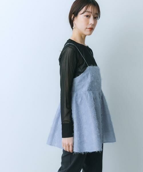 SENSE OF PLACE by URBAN RESEARCH / センスオブプレイス バイ アーバンリサーチ キャミソール・チューブトップ | ジャガードフリンジキャミソールトップ | 詳細7