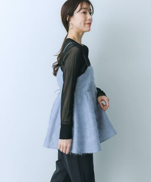 SENSE OF PLACE by URBAN RESEARCH / センスオブプレイス バイ アーバンリサーチ キャミソール・チューブトップ | ジャガードフリンジキャミソールトップ | 詳細8