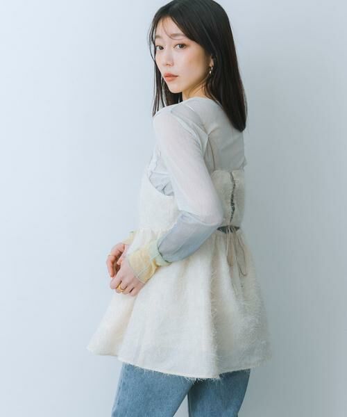 SENSE OF PLACE by URBAN RESEARCH / センスオブプレイス バイ アーバンリサーチ キャミソール・チューブトップ | ジャガードフリンジキャミソールトップ | 詳細21