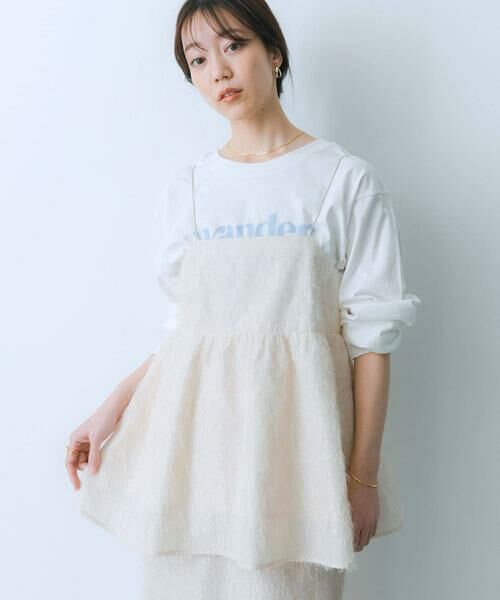 SENSE OF PLACE by URBAN RESEARCH / センスオブプレイス バイ アーバンリサーチ キャミソール・チューブトップ | ジャガードフリンジキャミソールトップ | 詳細23