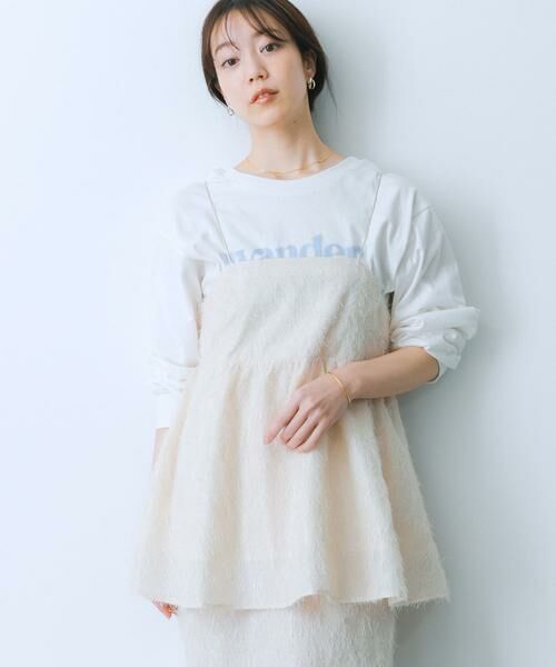 SENSE OF PLACE by URBAN RESEARCH / センスオブプレイス バイ アーバンリサーチ キャミソール・チューブトップ | ジャガードフリンジキャミソールトップ | 詳細24