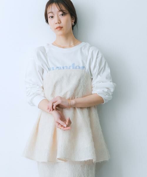 SENSE OF PLACE by URBAN RESEARCH / センスオブプレイス バイ アーバンリサーチ キャミソール・チューブトップ | ジャガードフリンジキャミソールトップ | 詳細25