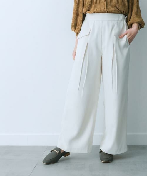 SENSE OF PLACE by URBAN RESEARCH / センスオブプレイス バイ アーバンリサーチ その他パンツ | フラップポケットワイドパンツ | 詳細3