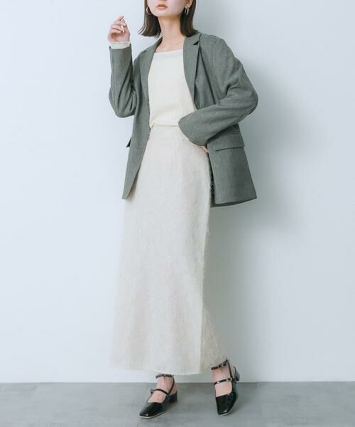 SENSE OF PLACE by URBAN RESEARCH / センスオブプレイス バイ アーバンリサーチ スカート | ジャガードフリンジスカート | 詳細14