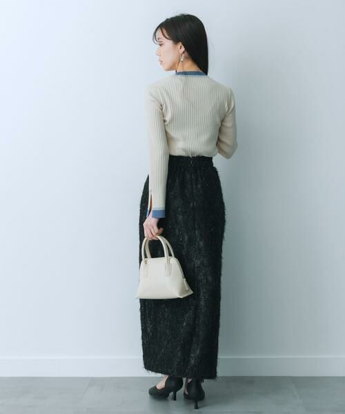 SENSE OF PLACE by URBAN RESEARCH / センスオブプレイス バイ アーバンリサーチ スカート | ジャガードフリンジスカート | 詳細30