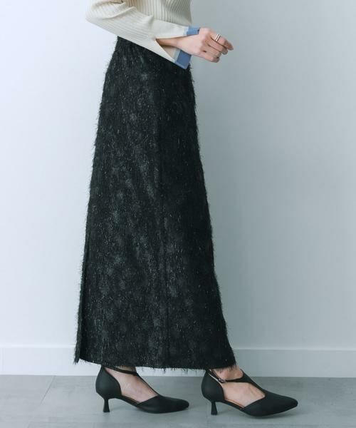 SENSE OF PLACE by URBAN RESEARCH / センスオブプレイス バイ アーバンリサーチ スカート | ジャガードフリンジスカート | 詳細21
