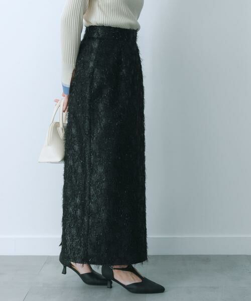 SENSE OF PLACE by URBAN RESEARCH / センスオブプレイス バイ アーバンリサーチ スカート | ジャガードフリンジスカート | 詳細23