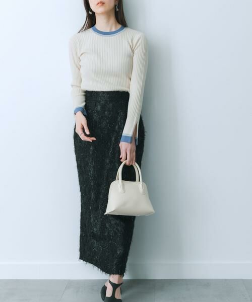 SENSE OF PLACE by URBAN RESEARCH / センスオブプレイス バイ アーバンリサーチ スカート | ジャガードフリンジスカート | 詳細25