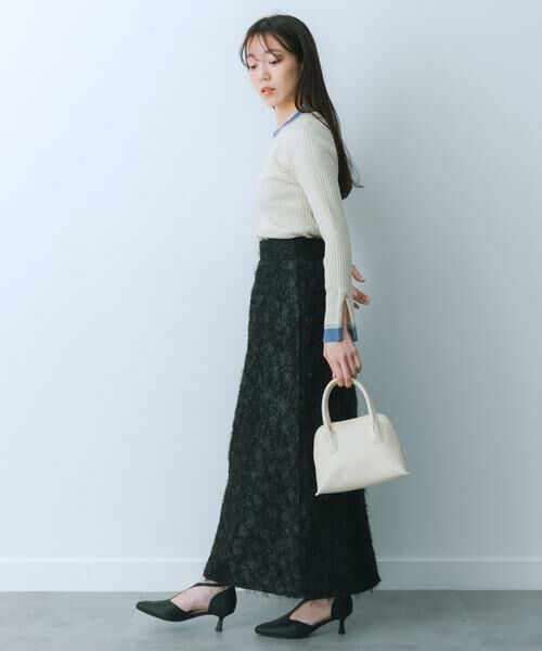 SENSE OF PLACE by URBAN RESEARCH / センスオブプレイス バイ アーバンリサーチ スカート | ジャガードフリンジスカート | 詳細28