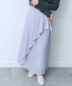 SENSE OF PLACE by URBAN RESEARCH / センスオブプレイス バイ アーバンリサーチ スカート | シアープリーツレイヤードスカート