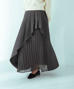 SENSE OF PLACE by URBAN RESEARCH / センスオブプレイス バイ アーバンリサーチ スカート | シアープリーツレイヤードスカート
