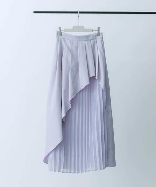 SENSE OF PLACE by URBAN RESEARCH / センスオブプレイス バイ アーバンリサーチ スカート | シアープリーツレイヤードスカート | 詳細13