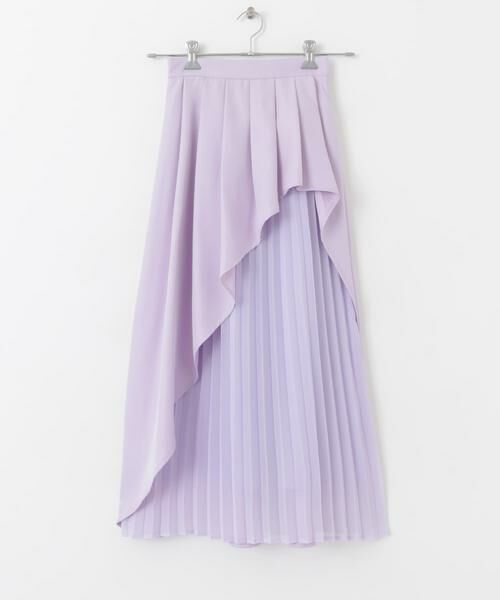 SENSE OF PLACE by URBAN RESEARCH / センスオブプレイス バイ アーバンリサーチ スカート | シアープリーツレイヤードスカート | 詳細14