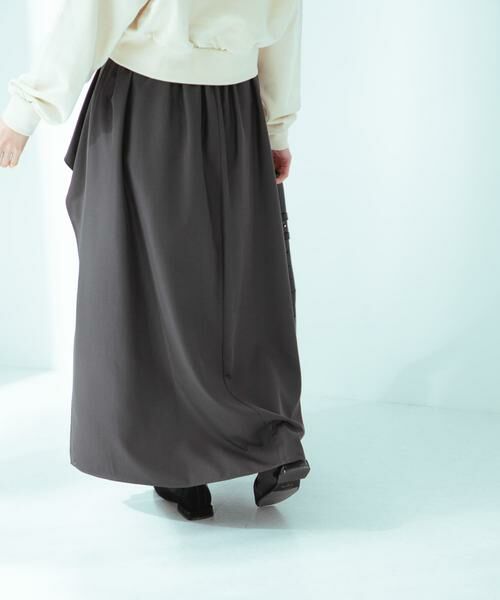 SENSE OF PLACE by URBAN RESEARCH / センスオブプレイス バイ アーバンリサーチ スカート | シアープリーツレイヤードスカート | 詳細20