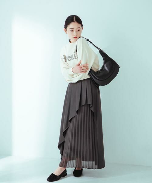 SENSE OF PLACE by URBAN RESEARCH / センスオブプレイス バイ アーバンリサーチ スカート | シアープリーツレイヤードスカート | 詳細21