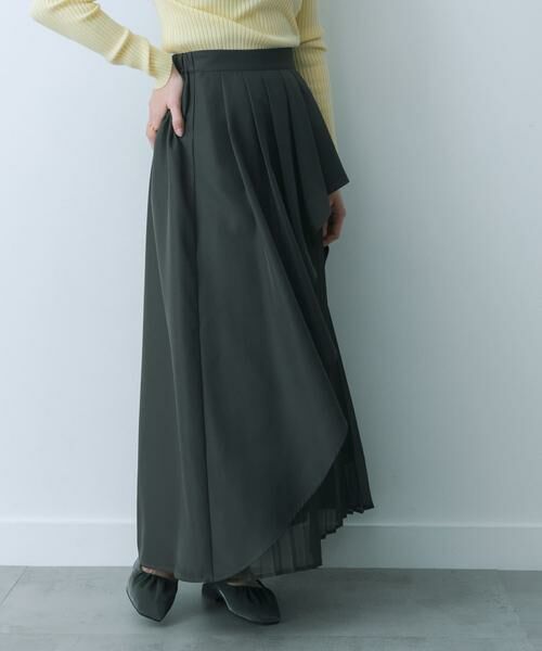 SENSE OF PLACE by URBAN RESEARCH / センスオブプレイス バイ アーバンリサーチ スカート | シアープリーツレイヤードスカート | 詳細25