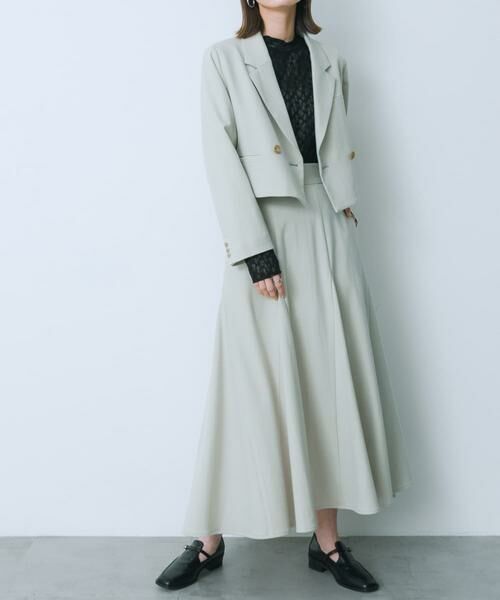 SENSE OF PLACE by URBAN RESEARCH / センスオブプレイス バイ アーバンリサーチ スカート | ハイウエストセミフレアスカート | 詳細8