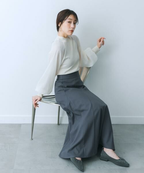 SENSE OF PLACE by URBAN RESEARCH / センスオブプレイス バイ アーバンリサーチ スカート | ハイウエストセミフレアスカート | 詳細12