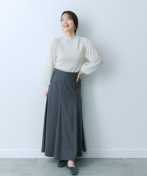 SENSE OF PLACE by URBAN RESEARCH / センスオブプレイス バイ アーバンリサーチ スカート | ハイウエストセミフレアスカート | 詳細19