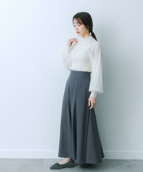 SENSE OF PLACE by URBAN RESEARCH / センスオブプレイス バイ アーバンリサーチ スカート | ハイウエストセミフレアスカート | 詳細20