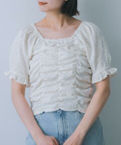 SENSE OF PLACE by URBAN RESEARCH / センスオブプレイス バイ アーバンリサーチ Tシャツ | シャーリングスクエアトップ