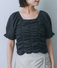 SENSE OF PLACE by URBAN RESEARCH / センスオブプレイス バイ アーバンリサーチ Tシャツ | シャーリングスクエアトップ