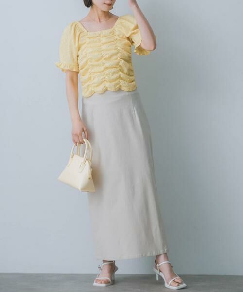 SENSE OF PLACE by URBAN RESEARCH / センスオブプレイス バイ アーバンリサーチ Tシャツ | シャーリングスクエアトップ | 詳細3