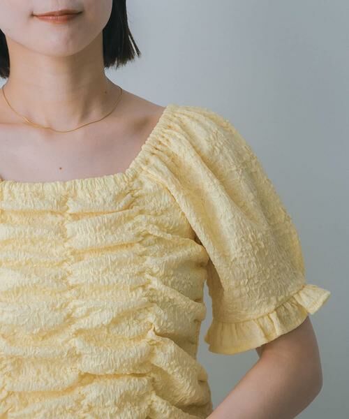 SENSE OF PLACE by URBAN RESEARCH / センスオブプレイス バイ アーバンリサーチ Tシャツ | シャーリングスクエアトップ | 詳細8