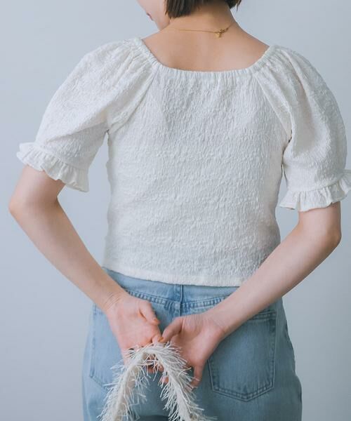 SENSE OF PLACE by URBAN RESEARCH / センスオブプレイス バイ アーバンリサーチ Tシャツ | シャーリングスクエアトップ | 詳細16