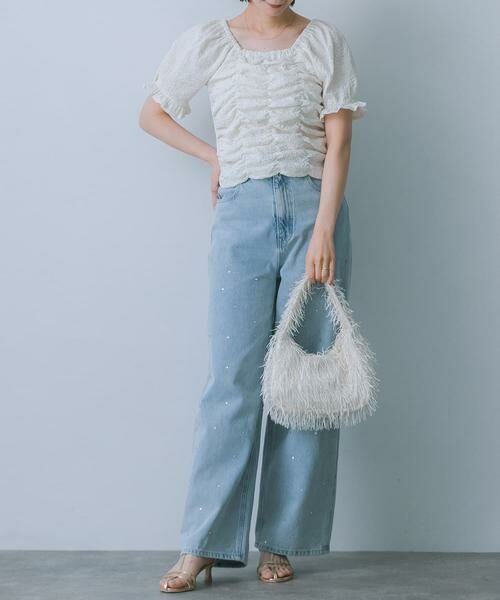 SENSE OF PLACE by URBAN RESEARCH / センスオブプレイス バイ アーバンリサーチ Tシャツ | シャーリングスクエアトップ | 詳細17