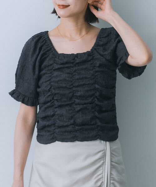 SENSE OF PLACE by URBAN RESEARCH / センスオブプレイス バイ アーバンリサーチ Tシャツ | シャーリングスクエアトップ | 詳細22