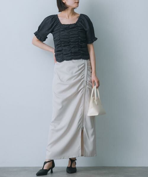 SENSE OF PLACE by URBAN RESEARCH / センスオブプレイス バイ アーバンリサーチ Tシャツ | シャーリングスクエアトップ | 詳細23