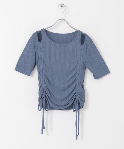 SENSE OF PLACE by URBAN RESEARCH / センスオブプレイス バイ アーバンリサーチ Tシャツ | カットアウトシャーリングトップ(5分袖) | 詳細17