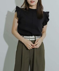 SENSE OF PLACE by URBAN RESEARCH / センスオブプレイス バイ アーバンリサーチ ニット・セーター | フリルコンパクトセーター