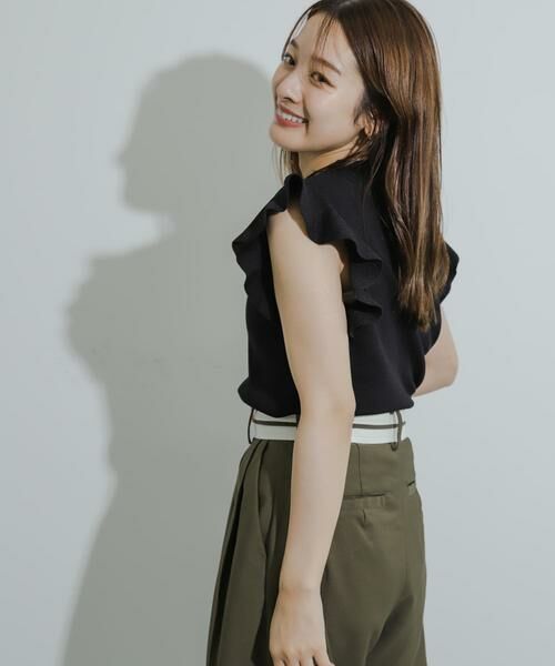 SENSE OF PLACE by URBAN RESEARCH / センスオブプレイス バイ アーバンリサーチ ニット・セーター | フリルコンパクトセーター | 詳細14