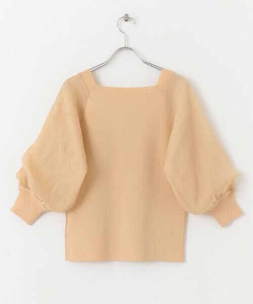 SENSE OF PLACE by URBAN RESEARCH / センスオブプレイス バイ アーバンリサーチ ニット・セーター | シアーボリュームスリーブセーター(5分袖) | 詳細9