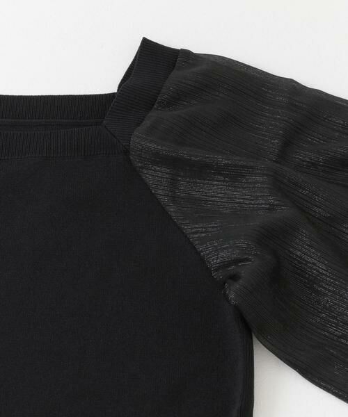 SENSE OF PLACE by URBAN RESEARCH / センスオブプレイス バイ アーバンリサーチ ニット・セーター | シアーボリュームスリーブセーター(5分袖) | 詳細25