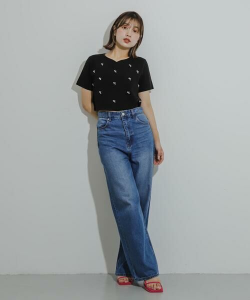 SENSE OF PLACE by URBAN RESEARCH / センスオブプレイス バイ アーバンリサーチ ニット・セーター | ハートネックビジューセーター | 詳細15