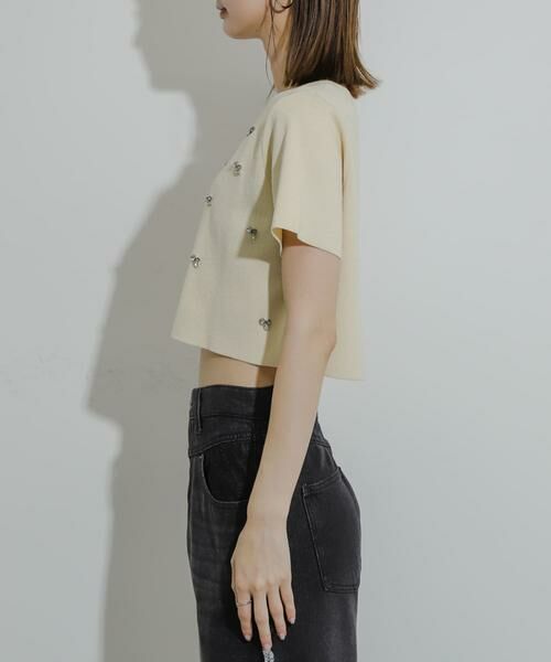 SENSE OF PLACE by URBAN RESEARCH / センスオブプレイス バイ アーバンリサーチ ニット・セーター | ハートネックビジューセーター | 詳細26