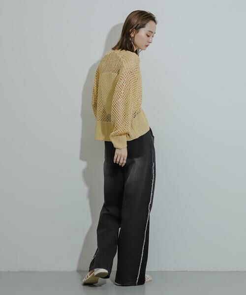SENSE OF PLACE by URBAN RESEARCH / センスオブプレイス バイ アーバンリサーチ カーディガン・ボレロ | スパンコールメッシュカーディガン | 詳細7