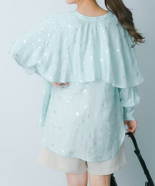 SENSE OF PLACE by URBAN RESEARCH / センスオブプレイス バイ アーバンリサーチ シャツ・ブラウス | ハクプリントケープブラウス | 詳細1