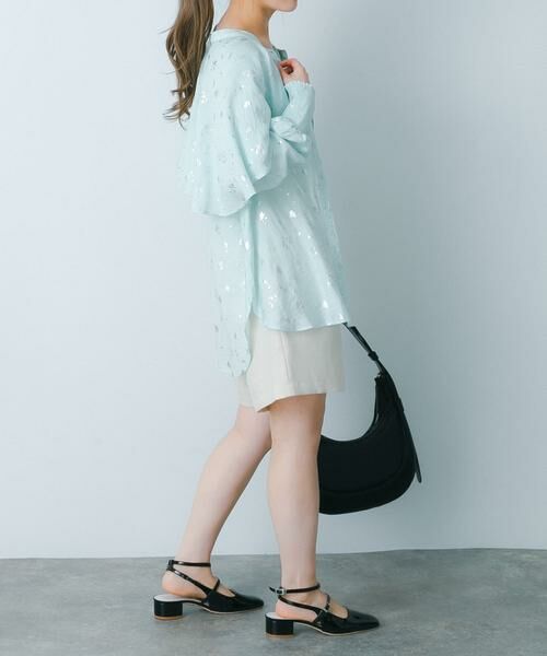 SENSE OF PLACE by URBAN RESEARCH / センスオブプレイス バイ アーバンリサーチ シャツ・ブラウス | ハクプリントケープブラウス | 詳細3