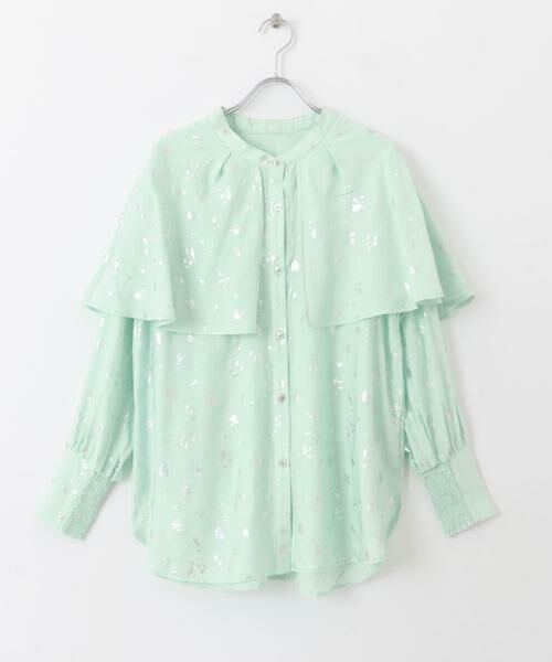 SENSE OF PLACE by URBAN RESEARCH / センスオブプレイス バイ アーバンリサーチ シャツ・ブラウス | ハクプリントケープブラウス | 詳細4