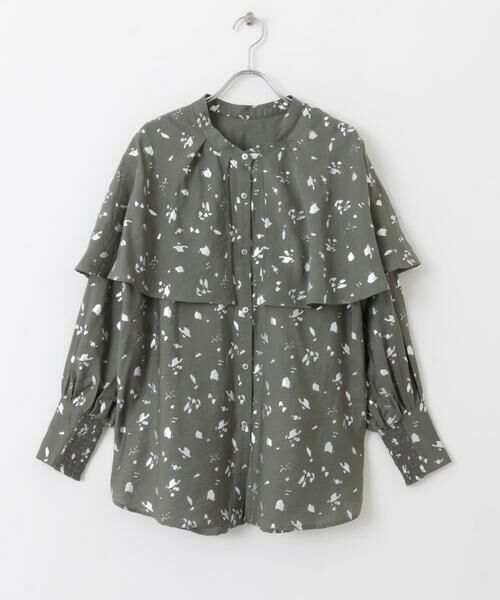 SENSE OF PLACE by URBAN RESEARCH / センスオブプレイス バイ アーバンリサーチ シャツ・ブラウス | ハクプリントケープブラウス | 詳細12