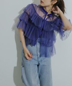 SENSE OF PLACE by URBAN RESEARCH / センスオブプレイス バイ アーバンリサーチ シャツ・ブラウス | チュールティアードブラウス