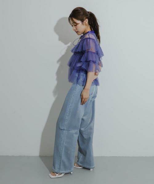 SENSE OF PLACE by URBAN RESEARCH / センスオブプレイス バイ アーバンリサーチ シャツ・ブラウス | チュールティアードブラウス | 詳細12